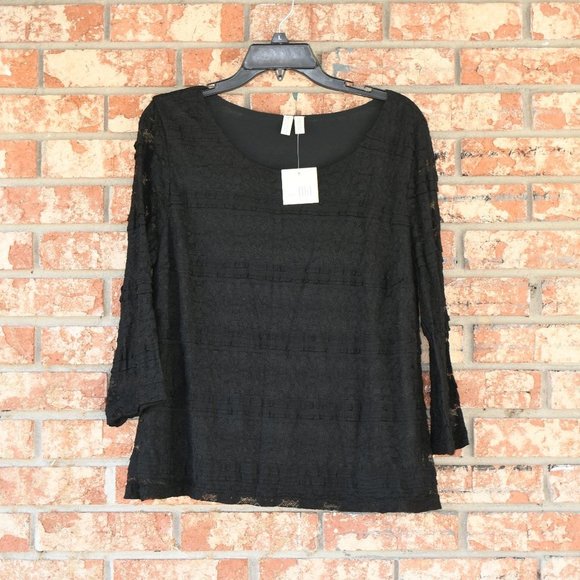 Madison Tops - MADISON Black Top